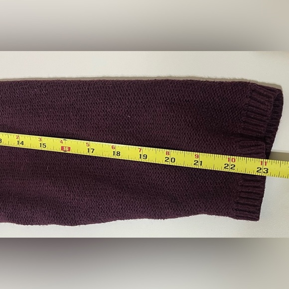 J. Jill Purple Ribbed Knit Cozy Cardigan Sweater, Classic Casual- Acadamia, Work - Picture 6 of 11